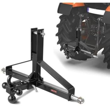 Heavy Duty 3‑Point Trailer Hitch – Compatible with Ford, Yanmar, John Deere