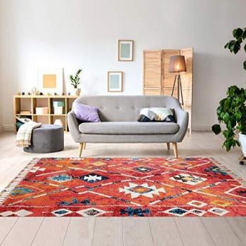 Alfombra étnica bereber 160x230 cm multicolor