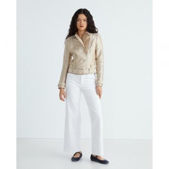 Guess Fashion: Chaqueta Logo y Plata Mujer