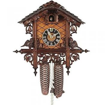 Original Schwarzwald Kuckuckuhr 33 cm – Mechanisch, 8 Tage, Hönes Bahnwart-Häuschen, VDS