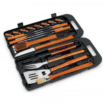 Landmann 13395 Stainless Steel and Bamboo Handle Cooking Tool Set