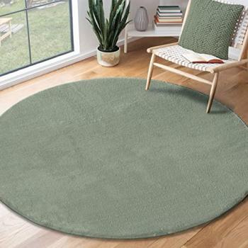 Tapis Relax rond 16 mm hauteur vert