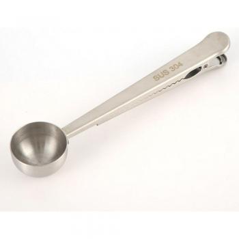 Coffee Spoon & Bag Sealer – Stainless Steel Edition