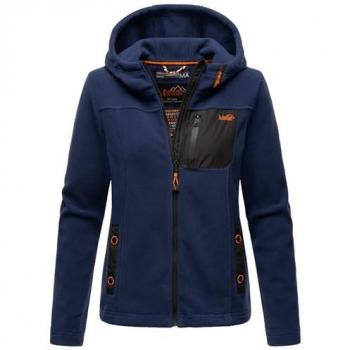 Marikoo Outdoorjacke Mount Iwaki – wasserabweisender Reißverschluss, Damen, Blau, S