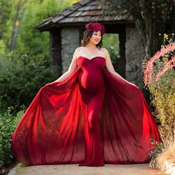 Fotorequisiten Kleid für Schwangere