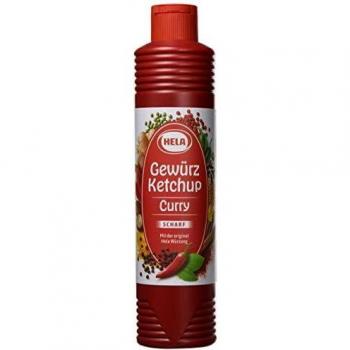 HELA Curry Gewürz Ketchup Curry Schwarf 800ml Flasche