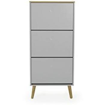 Tenzo Schuhschrank Dot, 18 Paar Schuhe, weiß, 128 cm H