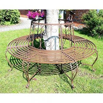 DanDiBo Eisenbank Ø 160 cm für den Garten