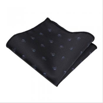Pañuelo cuadrado para hombre, calavera, disponible en azul, rojo y negro, 26x26CM