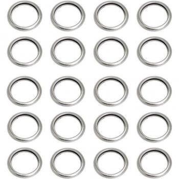 Kit de juntas de tapón de aceite M16 + arandelas de aplastamiento + anillos selladores 803916010 para Outback, Crosstrek, Forester, WRX, BRZ e Impreza (20 piezas)