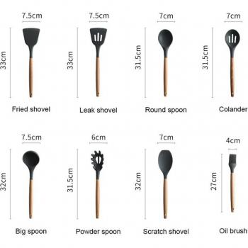 Heat-Resistant Silicone Kitchen Utensils