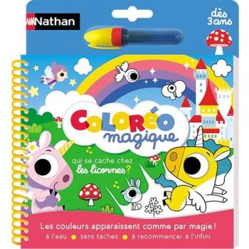 Coloréo Licorne : Activités dessin & couleur – NATHAN