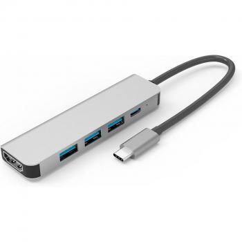 Dock Adaptador ALLOYSEED 5 en 1 USB 3.0