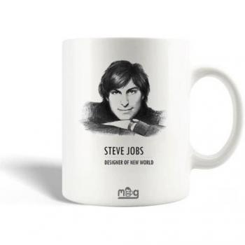 Tazza Fan Art Steve Jobs in Ceramica