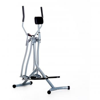 HOMCOM Cross Trainer Air Walker Glider Home Gym Fitness Workout Machine, Grey