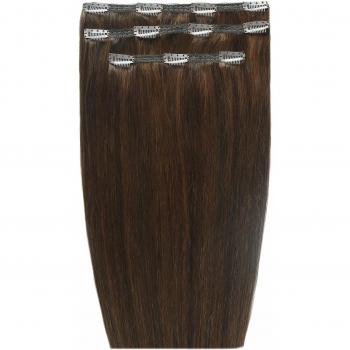 18 Deluxe Chocolate Clip‑In Hair