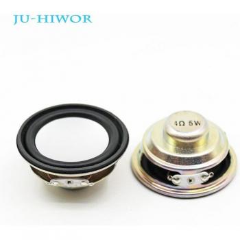2pcs 3 Ohm 5W 52mm Round Speaker with Double Magnet and PU Edge