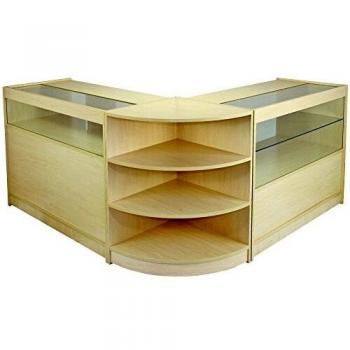 MonsterShop Virgo Maple Shop Counter & Retail Display Set