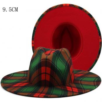 Red Green Fedoras Chapeau de Noël