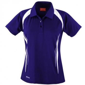 Team Spirit Performance Polo Shirt – Spiro S177F, Women’s, White