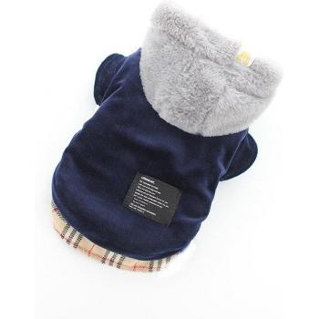 Puppy Velvet Cap Dog Coat