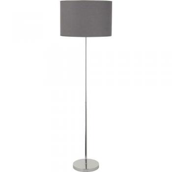 E27-Stehleuchte mit Stoffabdeckung, 168 cm hoch