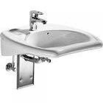 Geberit Waschtisch Vitalis, 55 x 55 cm, weiß, KeraTect, ohne Überlauf, unterfahrbar