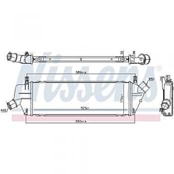 Intercooler NISSENS 96307