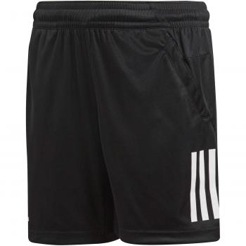 Youth Black Adidas Club 3‑Stripes Short (15‑16)