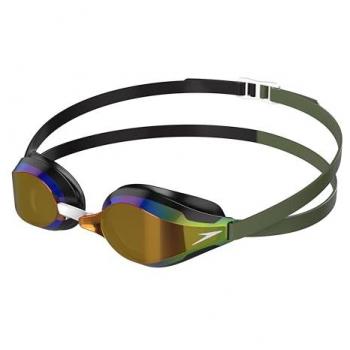 Speedo Fastskin Speedsocket 2 Schwimmbrille schwarz braun verspiegelte Gläser