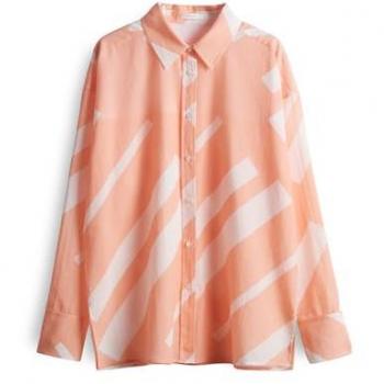 OPUS Regular Fit Bluse Fenlo in Orange, Größe 34