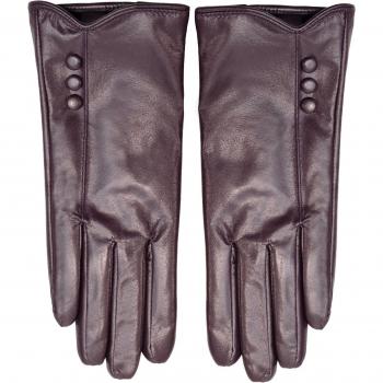 Dunkelrote Semi Line Damenhandschuhe P8288-2
