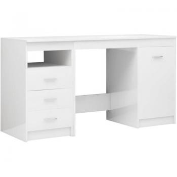 Studio Desk Mobile Bianco 140x50x76