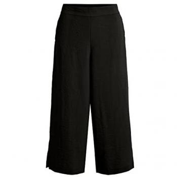 Vila Pantalón cropped negro con goma