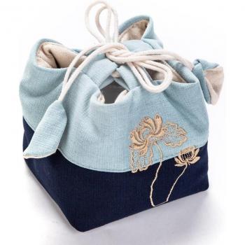 Sac à thé confortable avec cordon d’attache