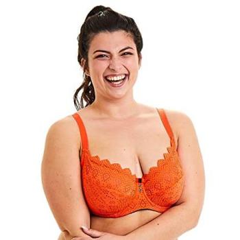 Lingerie Élégante: Soutien-gorge Orangé Poire par Pomm'Poire