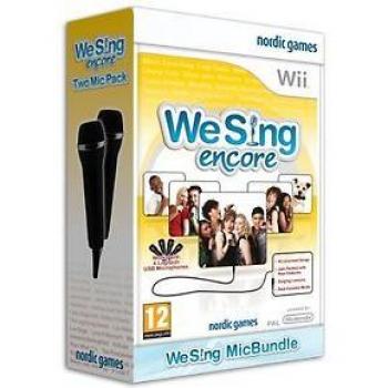 We Sing Encore avec 2 micros sans fil Logitech pour Wii