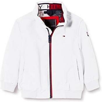 Tommy Hilfiger Giacca Essenziale Bambino, Bianco, 8-9 Anni