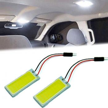 Pack de 2 lampes T10 W5W 36 SMD COB pour voiture