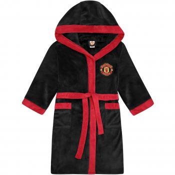 Robe de chambre Manchester United FC en polaire Noir XL