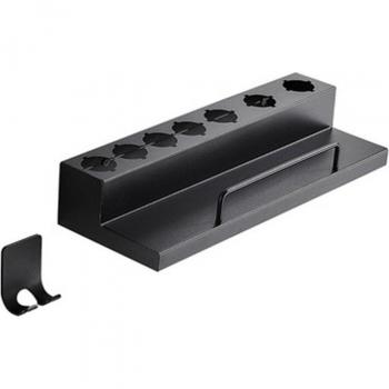 8-Head Curling Iron Wall Shelf