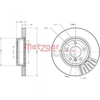 Brake Disc METZGER 6110319 – Precision Grinding, Superior Friction