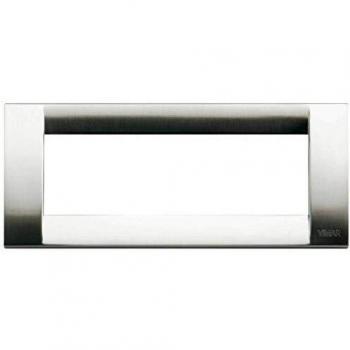 Placca Classica 6M nichel spazzolato Vimar Idea 16736.34