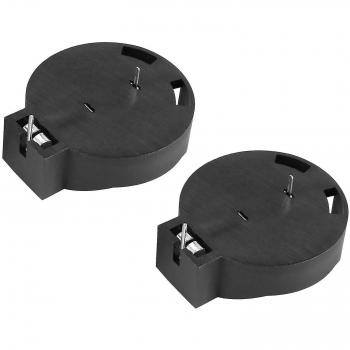 2 Pcs de Piles CR2450 avec Support à 2 Broches