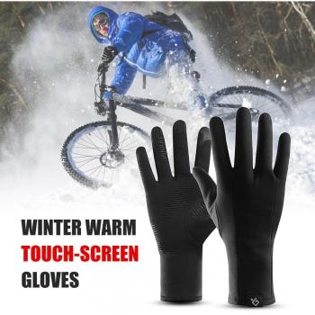Gants unisexe pour sports d'hiver avec protection coupe-vent