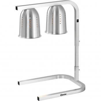 Pont chauffant infrarouge Bartscher 1/1 GN, 55 cm, finition argentée