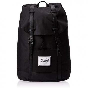 Herschel Sac à dos Retreat 10066-00535, Unisexe, Noir, Taille Unique EU