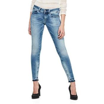 G-Star Lynn Jeans Mujer Mid Skinny Ripped Edge Azul (31/34)