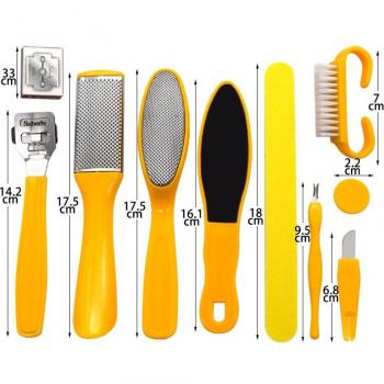10pcs Exfoliating Foot Care Kit