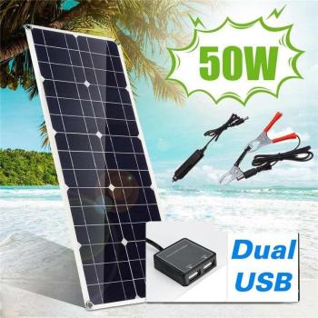 Sistema de Carga Solar 100W 18V para RV